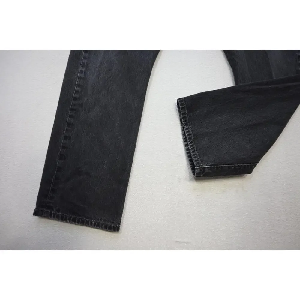 Levis 501 Double XX Straight Stretch Rugged Button‎ Fly Jeans Mens Sz 36 x 29